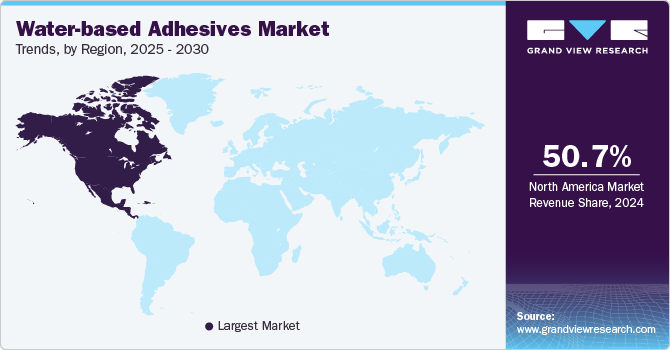 Water-based Adhesives Market Trends, by Region, 2025 - 2030